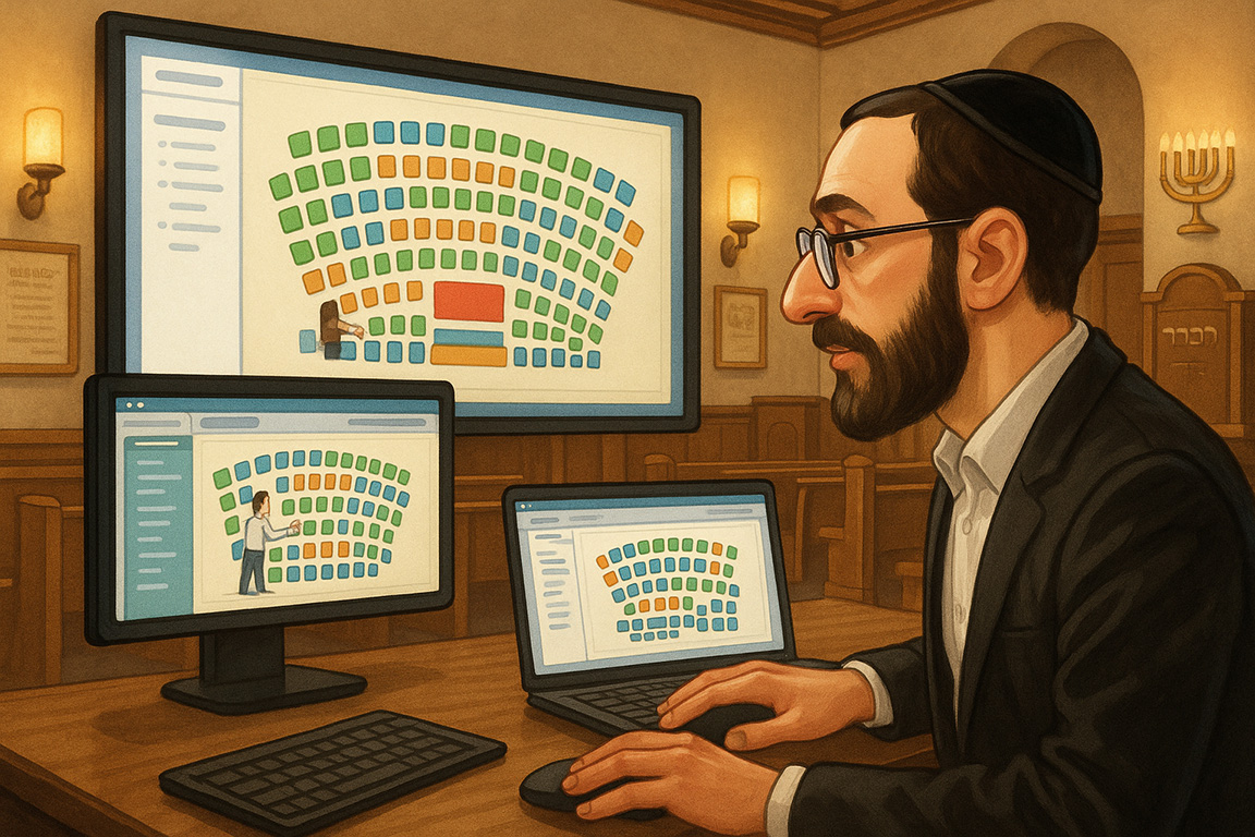 Featured image for How to Set Up Seating Charts Using Shul Event Software